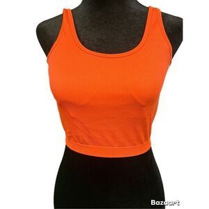 Pro Fit Orange Tank Top. Size L